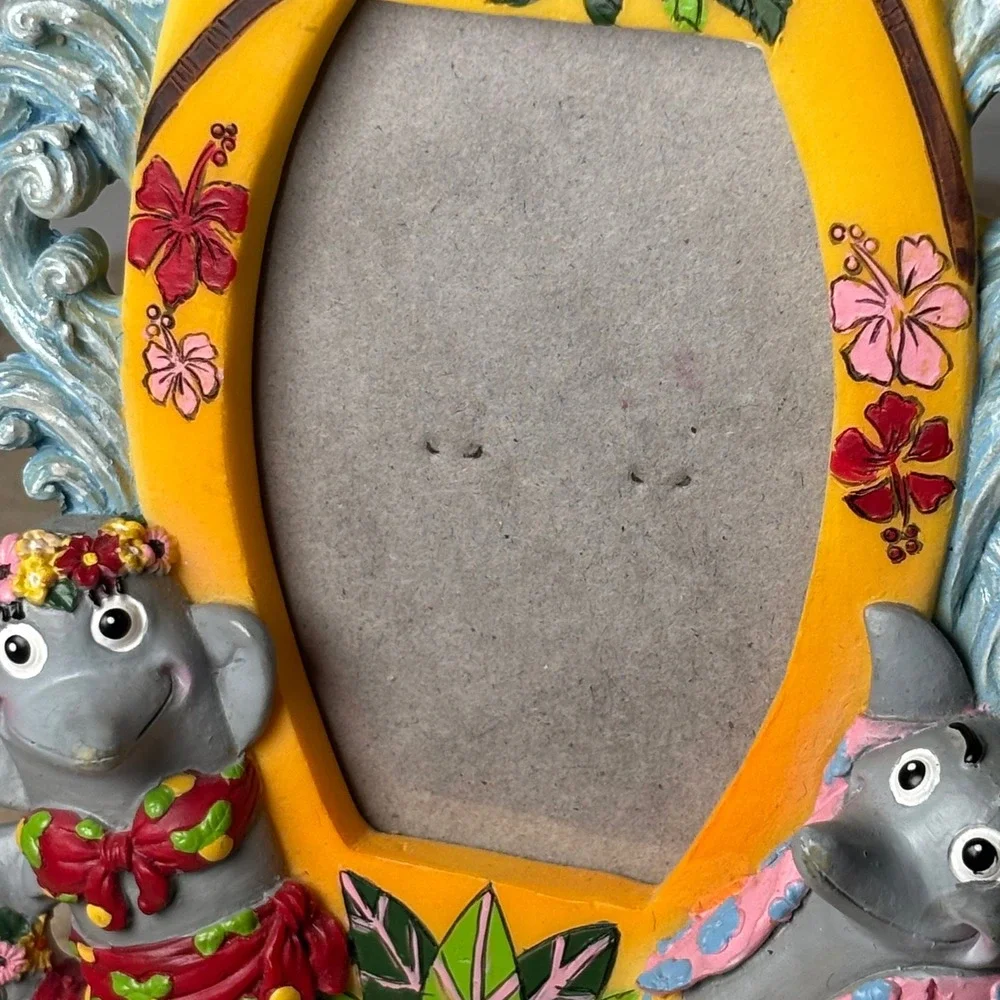 Vintage Quirky Dolphin Surfboard Picture Frame 6